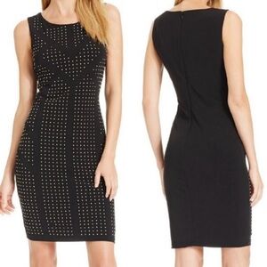 Calvin Klein Black Studded Dress